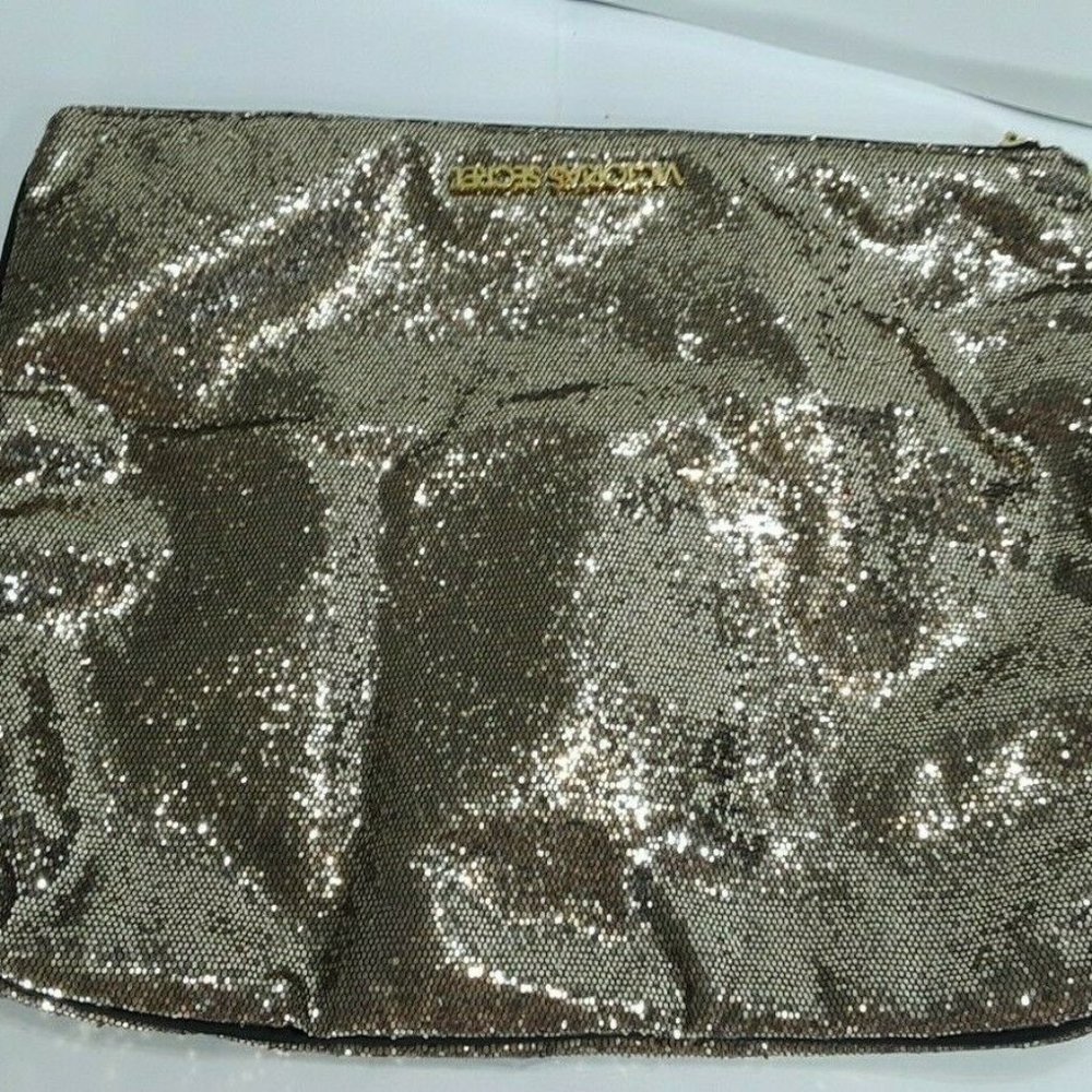 Victoria secret gold glitter handbag womens - Picture 4 of 6